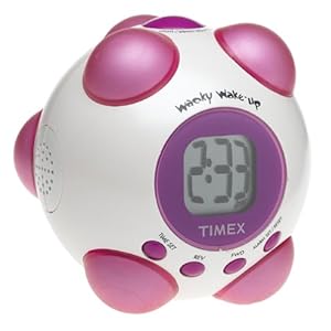 Timex Wacky Shake and Wake Alarm Clock (White/Pink) (Toy)