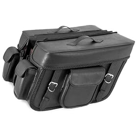 River Road Classic Slant X-Large Saddlebags - --/Braided