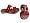 Kenzo 41582 Red Patent Slide: Size 25 EU