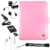 Form Fitting Carrying Case for Sony eBook Reader Touch PRS 600 (PRS600) + Rapid Home Wall Charger+ Rapid Travel Car Charger + Retractable USB Data Sync Cable+ 4-inch eBigvalue Determination Hand Strap + 4GB Mini SD Card with SD Card Adaptor (Good to listen to your MP3's with Sony Reader) + Stereo In-Ear Headphones (White) (Ultimate Combo, Retail: $80.00)