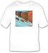 T-shirt with travel, dyke, dam, dike, Europe, boats, Denmark, transport, levee, waterway