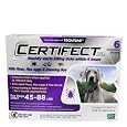 Certifect for Dogs 45-88 lbs 6 month supply
