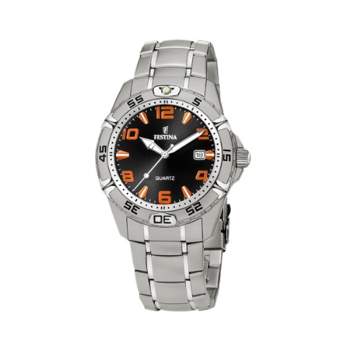 FESTINA Sport 16170/A - Reloj unisex de cuarzo, correa de acero inoxidable color plata