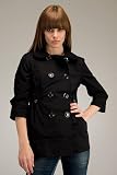 Juicy Couture - Juicy Skirted Black Trench Coat