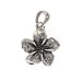 Sterling Silver Pendant Charm Flower - Stamped title=