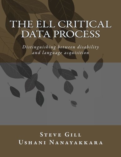 The ELL Critical Data Process: Distinguishing between disability and language acquisition