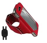 Red Adjustable Neoprene Sports Armband Case for Apple iPhone 4 4th Generati ....