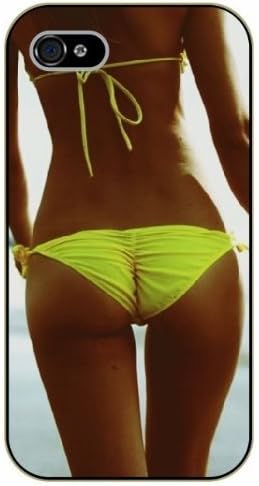 Surelock iPhone 5C Sexy girl in yellow bikini - black plastic case, hot girl, girls