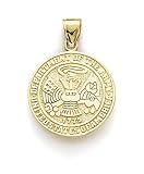 14k US Army Pendant