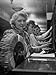Line of Operators at Macy's Main Switchboard, with Alice Lennon Flipping Through a Ro...