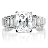 14k White Gold Engagement Ring - Camilla Parker Bowles Inspired Jewellery - 6