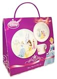 Disney Princess Crowned With Beauty Boxed Gift Set - Plate, Bowl & Cup
