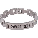 Team Titanium Green Bay Packers Titanium ID Bracelet