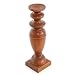 EXP Handmade Elegant Large Wooden Candleholder With Natural Finish