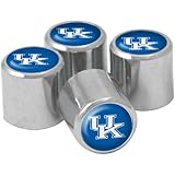 NCAA Kentucky Wildcats Metal Tire Valve Stem Caps, 4-Pack