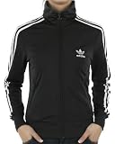 Adidas Damen Trainingsjacke Firebird, black/running white, 36