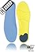 Impacto Anti-Fatigue Insole, Men's Size 8-9, Yellow and Blue