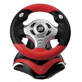 Excalibur VR502 Carl Edwards Racing Plug and Play Steering Wheel