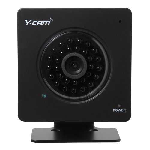 Y-cam IP camera, black,Micro-SD slot PoE, ethernet, low-light, YCBP03