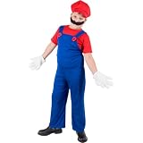 Kid's Super Mario Brothers Costume (Small 4-6)