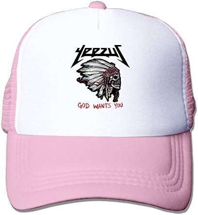Kanye West Yeezus God Wants You Unisex Mesh Truck Hat Snapback Hats Outdoor Sports (5 Colors)