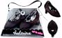 Kate Black Satin Baby High Heels
