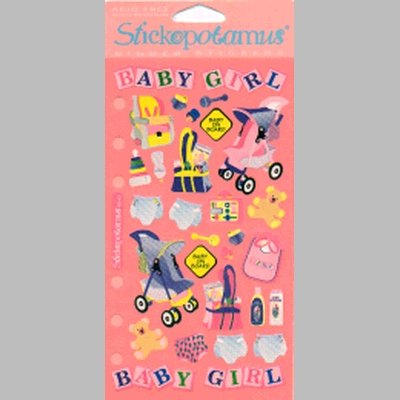 Baby Girl Scrapbook Stickers (BS03)