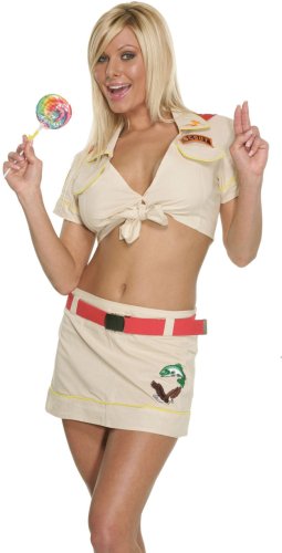 Women's Sexy Girl Scout Costume (Size: Small 2-7)