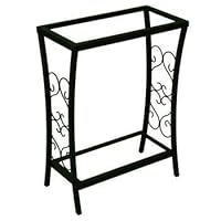 Aquatic Fundamentals Black Scroll Aquarium Stand