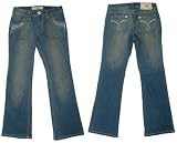 GIRLS YMI Stretch Dirty Denim W/ Studded Pockets