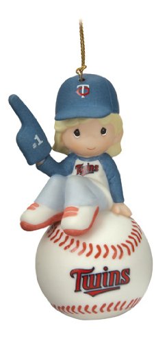 Precious Moments MLB Minnesota Twins Girl on Baseball Ornament Precious Moments MLB Minnesota Twins Girl on Baseball Ornament