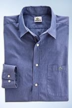 Long Sleeve Washed Pin-Stripe Poplin