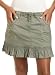 Women's Cargo Skirt w/Ruffle Edge and Drawcord Waist