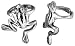 Sterling Silver Frog Cuff Earring