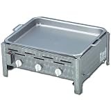 Gasgrill/ Gastrobräter 3-flammig Komplett mit Rost und Pfanne