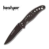 Kershaw Black Vapor Folding Knife Plain