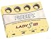 PRECEPT Golfball Lady SIII transparent gelb, 12 Stück
