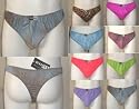Mens Nylon Lycra Thong with Seamless Back Sizes SM - XXL (Click to see 22 color swatches)