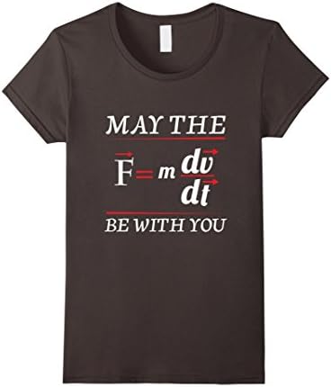Women's Science nerd shirt - Gifts Funny Shirt for Teacher, Physics Medium Asphalt