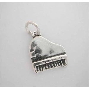 Buy PIANO CHARM Sterling Silver Musical Cute