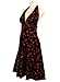 Vintage Retro Cherry Rockabilly Bombshell Halter Pinup Swing Women's Dress
