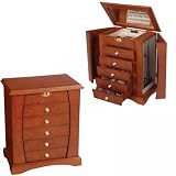 Montgomery Jewelry Box in Burlwood Walnut
