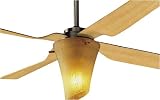 Hunter Ceiling Fans 21189 Zoe Fan - Remote Brushed Nickel Contemporary Indoor Fan 52