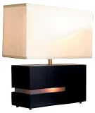 Zen Reclining Table Lamp 19h Dark Brown