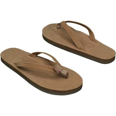 RAINBOW Narrow Strap Womens Sandals   Sand