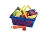 Learning Resources Fruit & Vegetable Play Food Basket, Set of 13