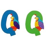 Jungle Alphabet Wooden Letter - Q