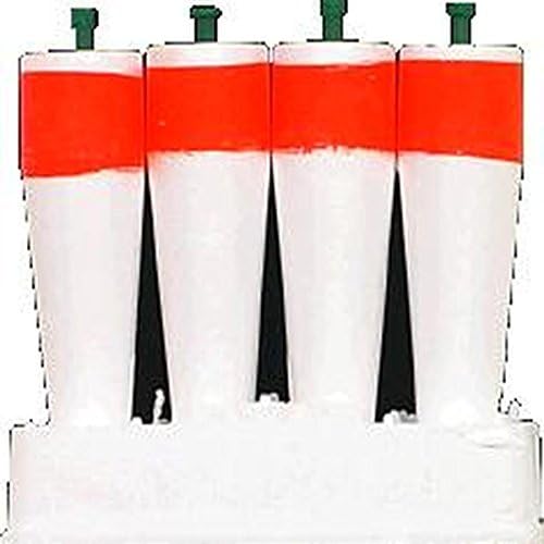 Comal5In Slotted WTD Wht/Red Fishing Products