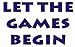 Let the games begin Youth Hooded / Hoodie Sweatshirt for boys or girls