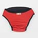 PAWZ Road Pet Recyclable Diaper Dog Sanitary Pantie For Female Dogs in Season and Male Dogs Training Urination and Incontinence Red L
